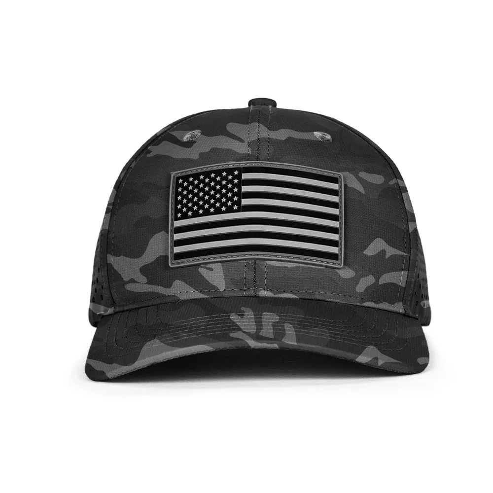 Performance Snapback | Blackout Military Camo PreOrder
