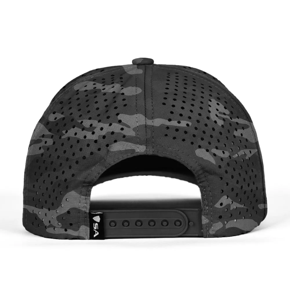 Performance Snapback | Blackout Military Camo PreOrder