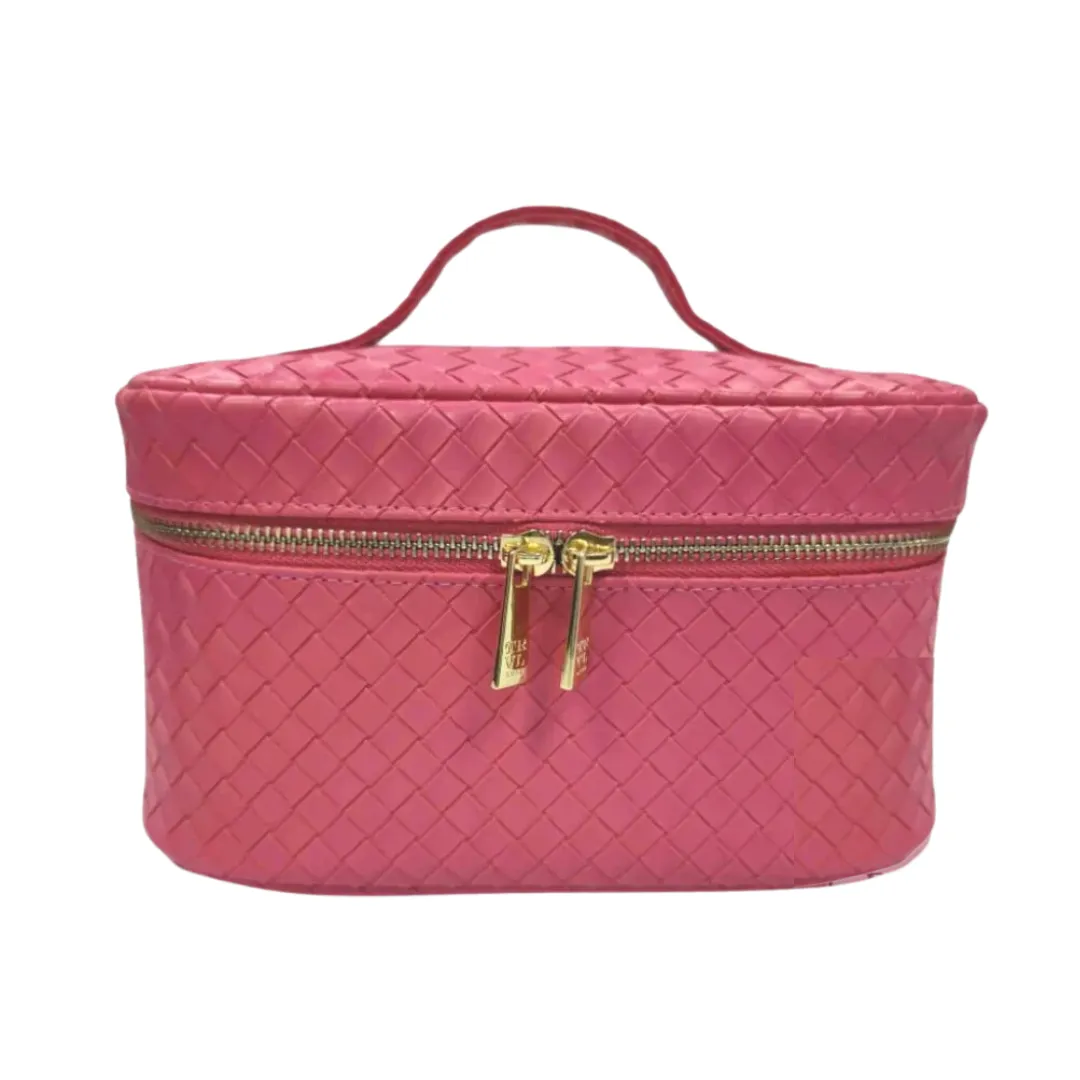 Personalized Pink Luxe Toiletry Case