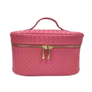 Personalized Pink Luxe Toiletry Case