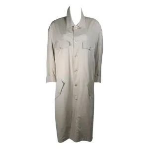 PIERRE BALMAIN Vintage Oversized Khaki Coat