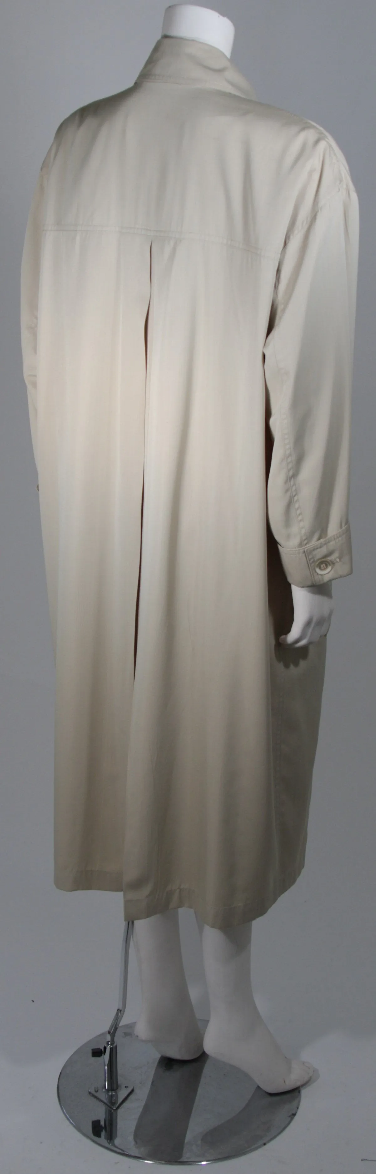 PIERRE BALMAIN Vintage Oversized Khaki Coat