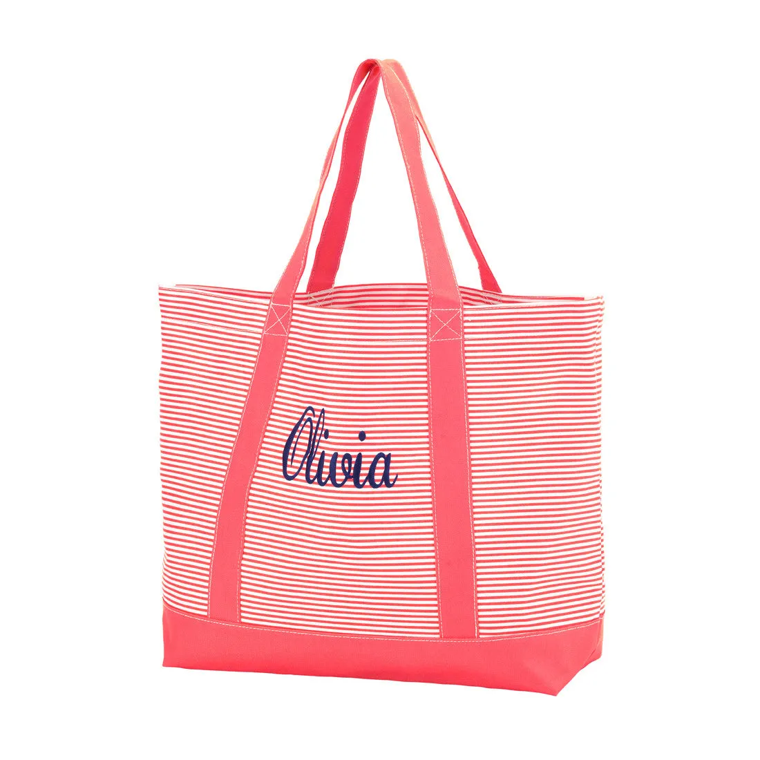 Pinstripe Tote