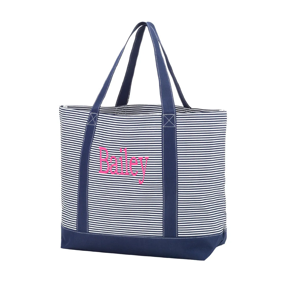 Pinstripe Tote