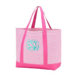 Pinstripe Tote