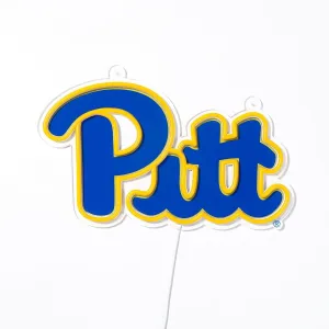 Pitt Panthers: Die-Cut LED Neon Sign
