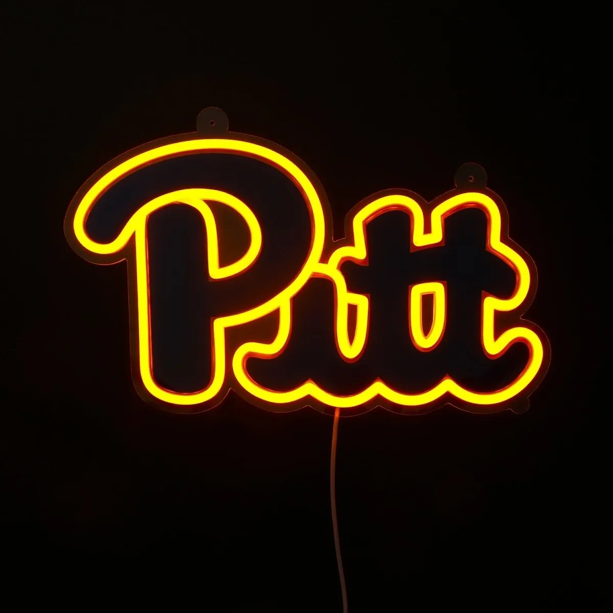 Pitt Panthers: Die-Cut LED Neon Sign