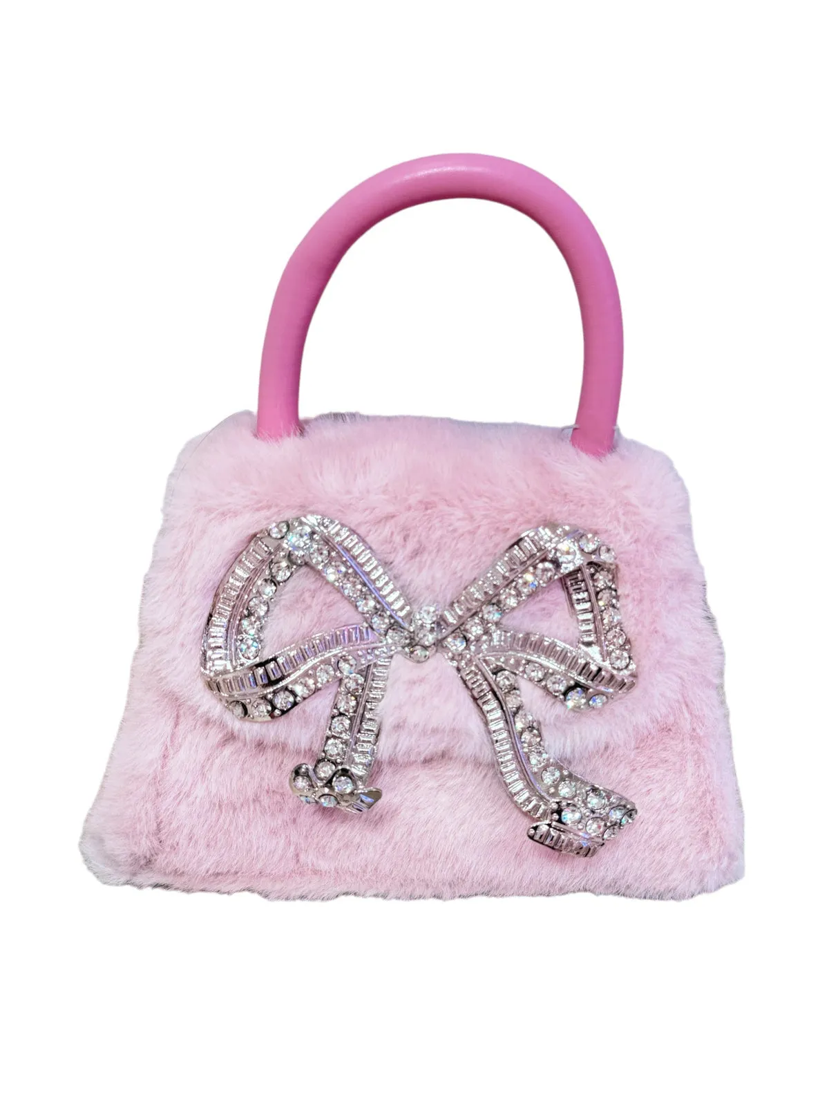 Plush Bow Tote