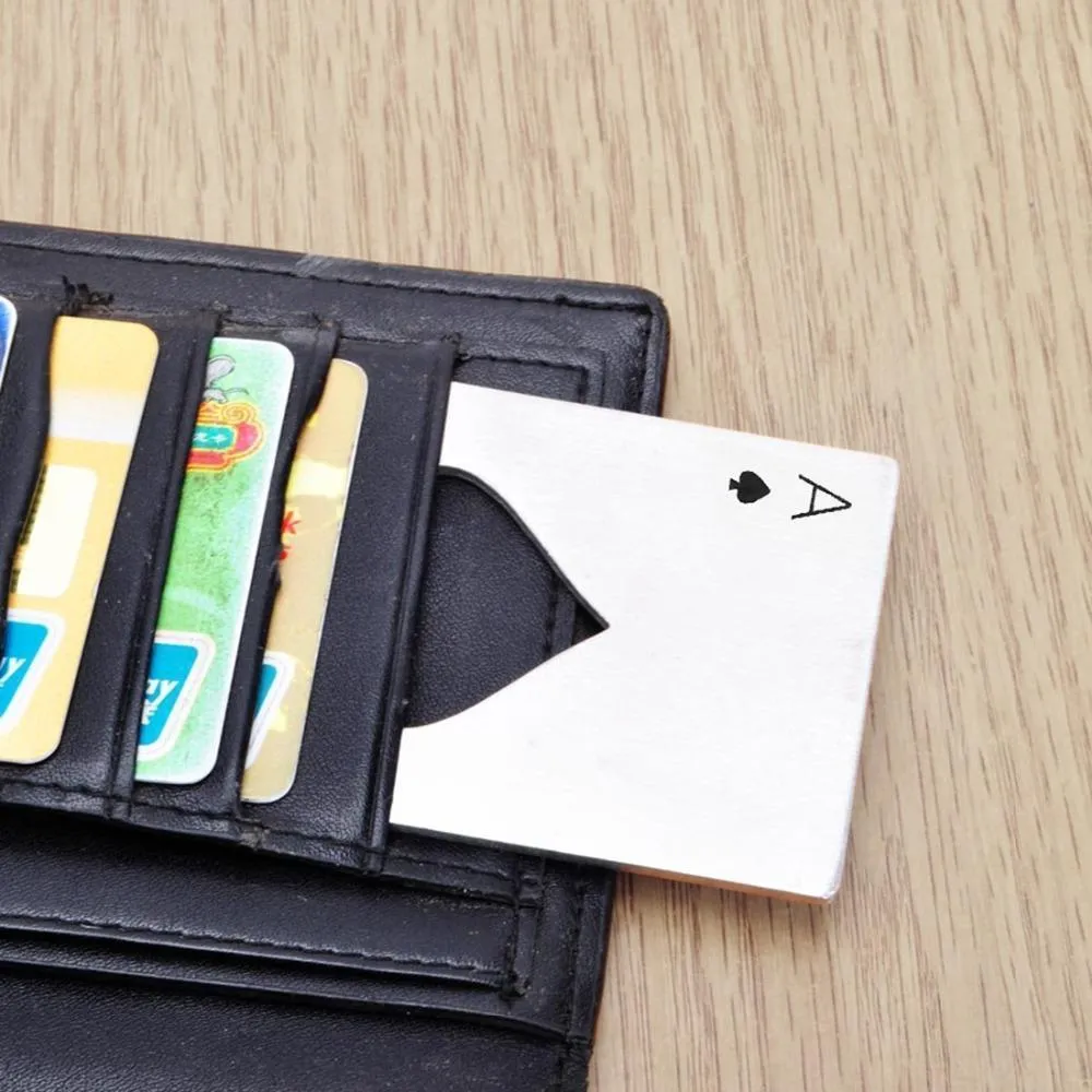 Poker Card Bottle Opener