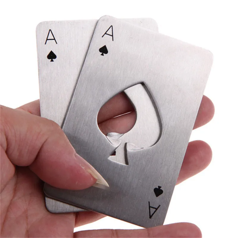 Poker Card Bottle Opener