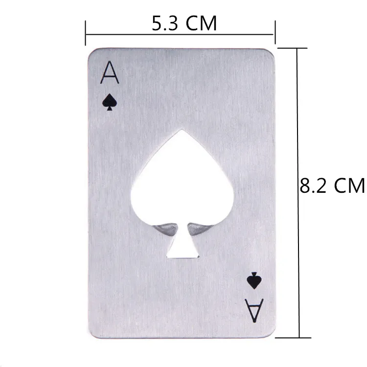 Poker Card Bottle Opener