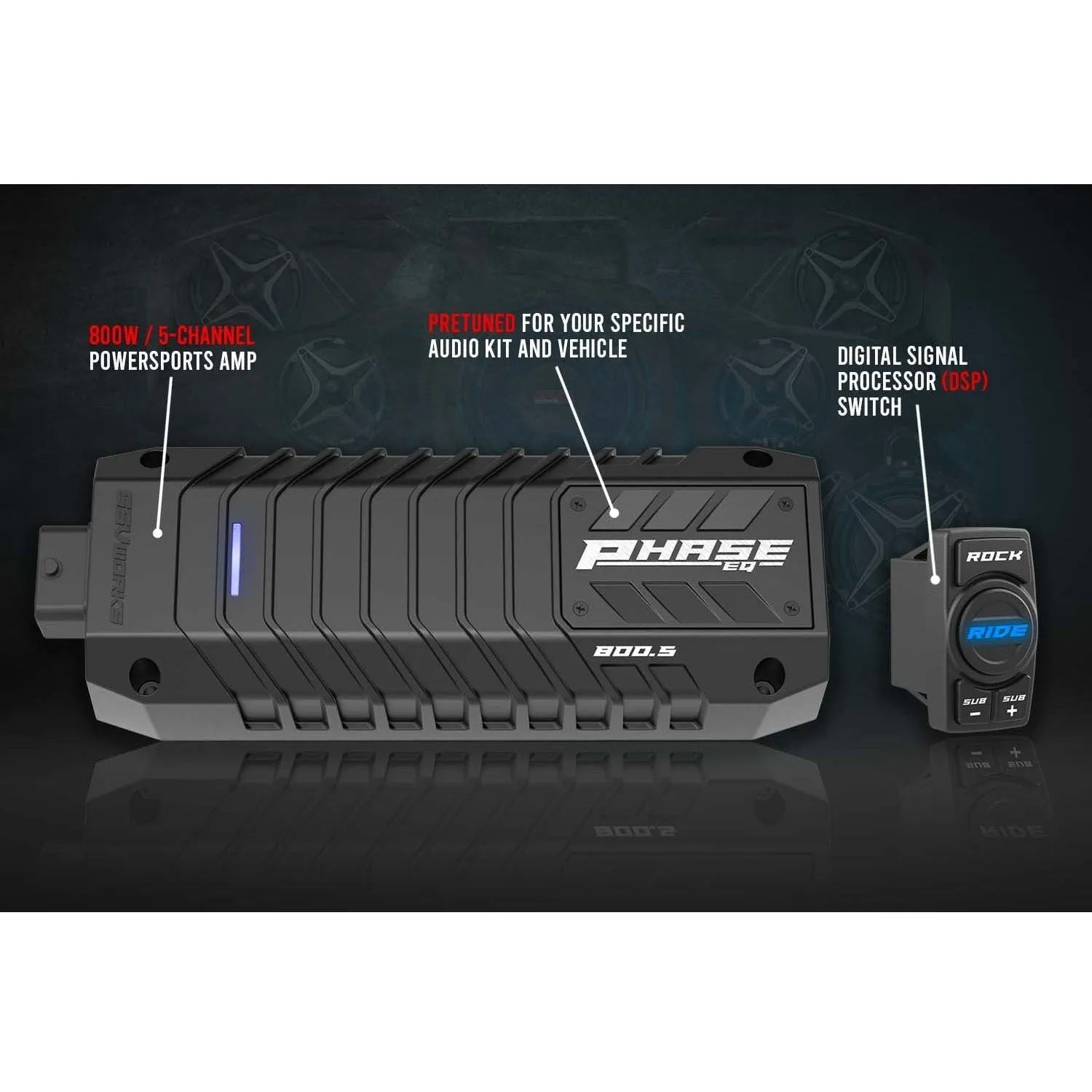 Polaris RZR Pro / Turbo R 5-Speaker Audio System