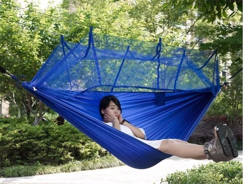 Portable Hammock w/ Mosquito Net
