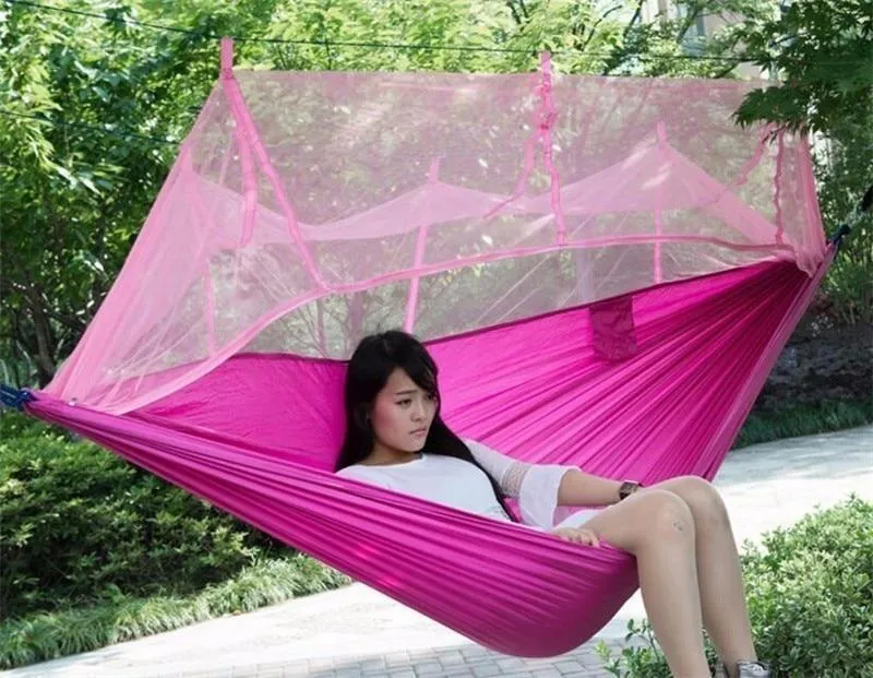 Portable Hammock w/ Mosquito Net
