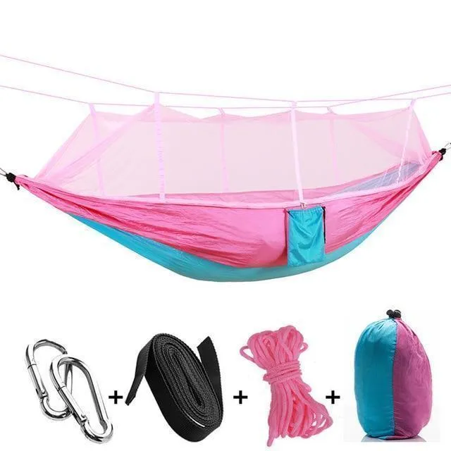Portable Hammock w/ Mosquito Net