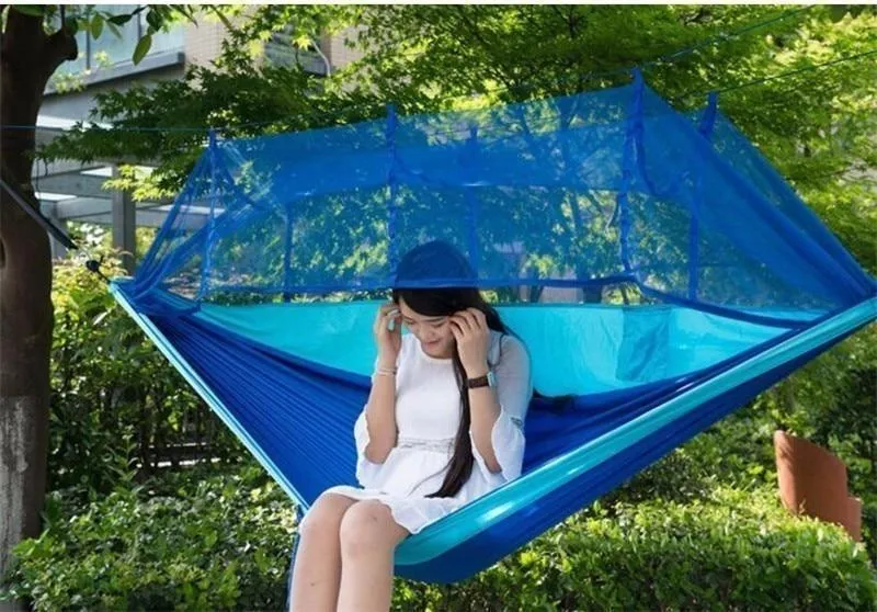 Portable Hammock w/ Mosquito Net