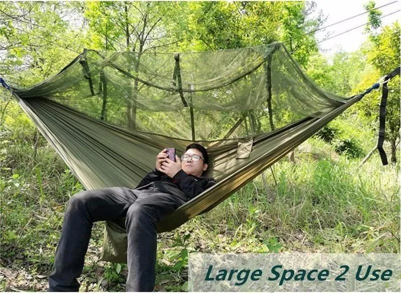 Portable Hammock w/ Mosquito Net