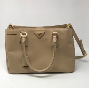 Prada Saffiano Lux Medium Cammeo Tote