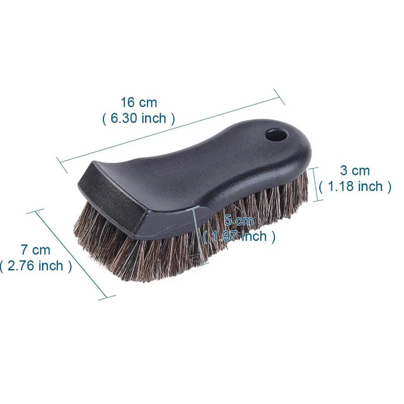 Premium Horse Hair Upholstery Brush