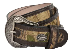 Pure Western Sam Mens Belt Coffee