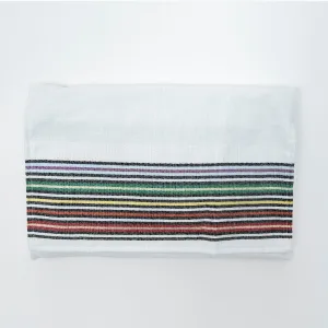 Purim - Cotton Tallit - White Background