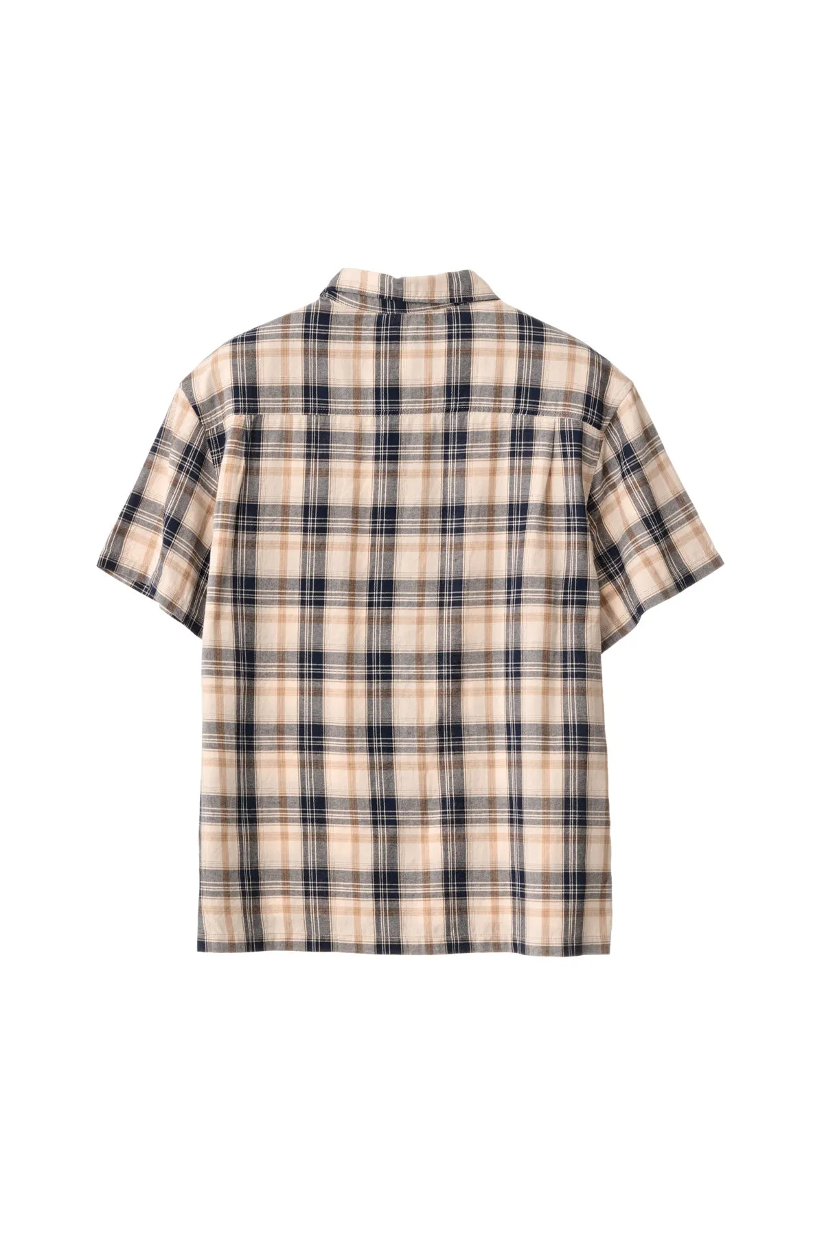 PUSH CHECK SHIRT - NAVY