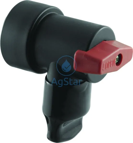 QN Boom-End Flush Valve - 1" SST -  Female Thread - Viton  Seals