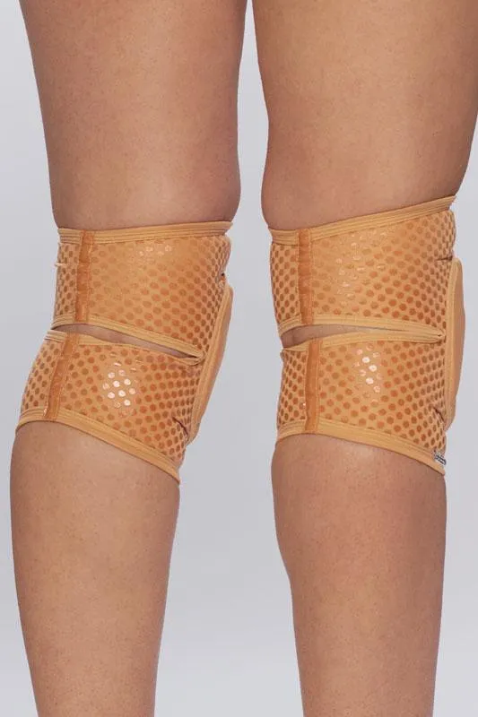 Queen Grippy Kneepads - Caramel