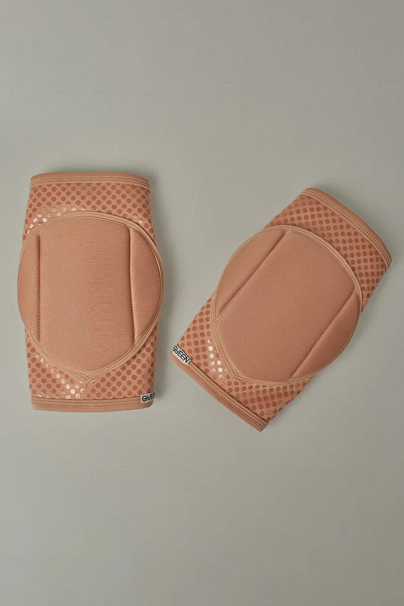 Queen Grippy Kneepads - Caramel