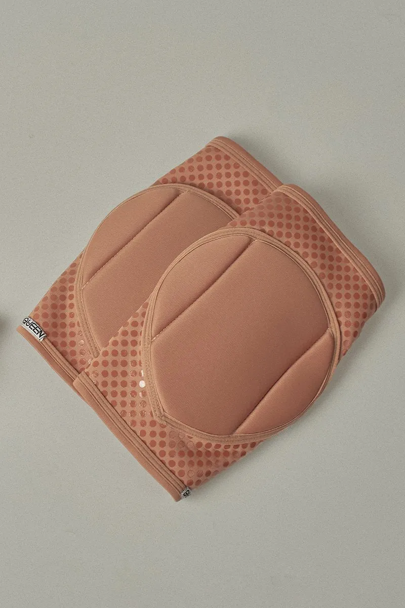 Queen Grippy Kneepads - Caramel