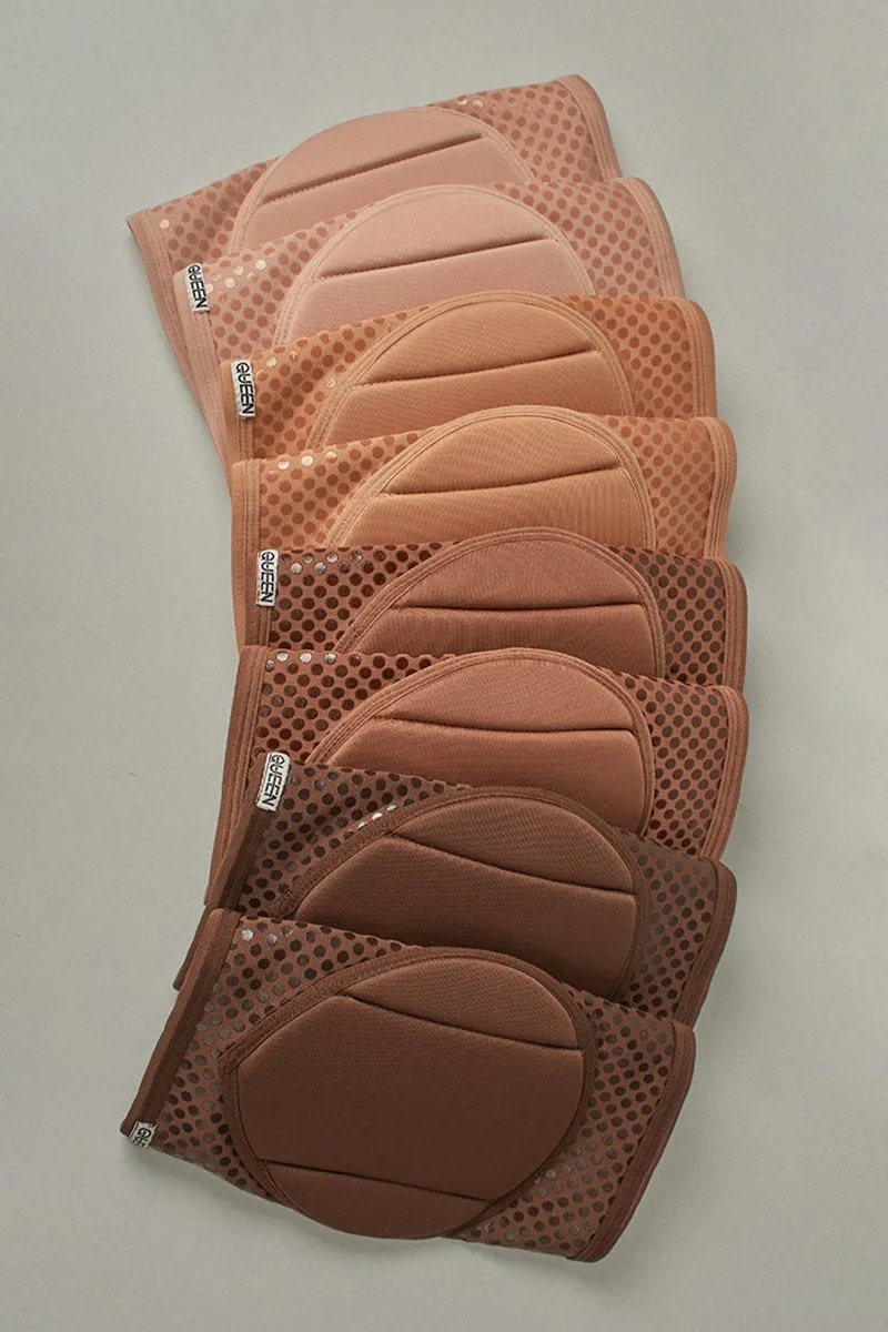 Queen Grippy Kneepads - Latte