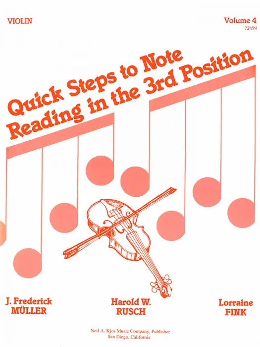 Quick Steps To Notereading, Vol 4