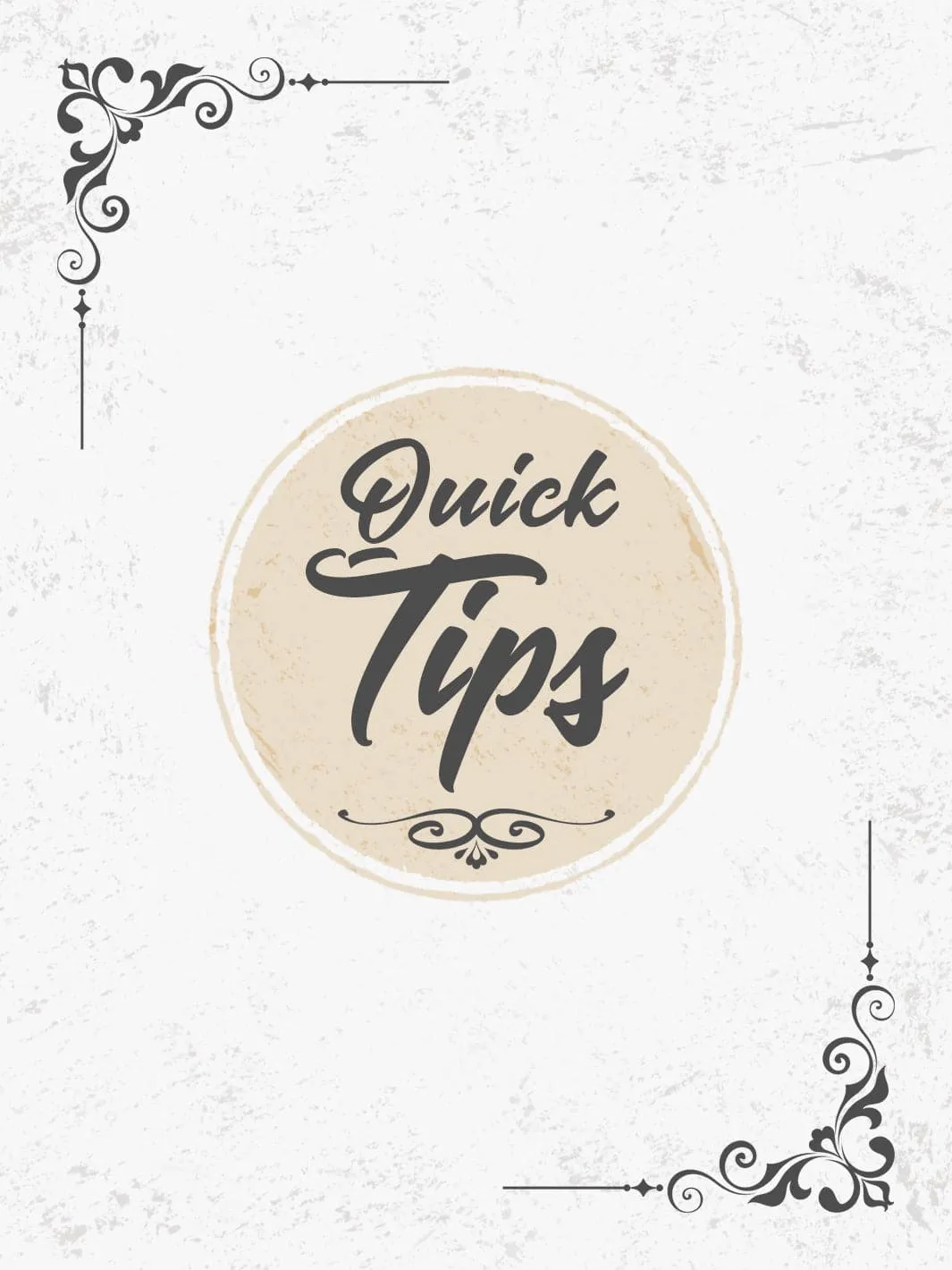 Quick Tips  2