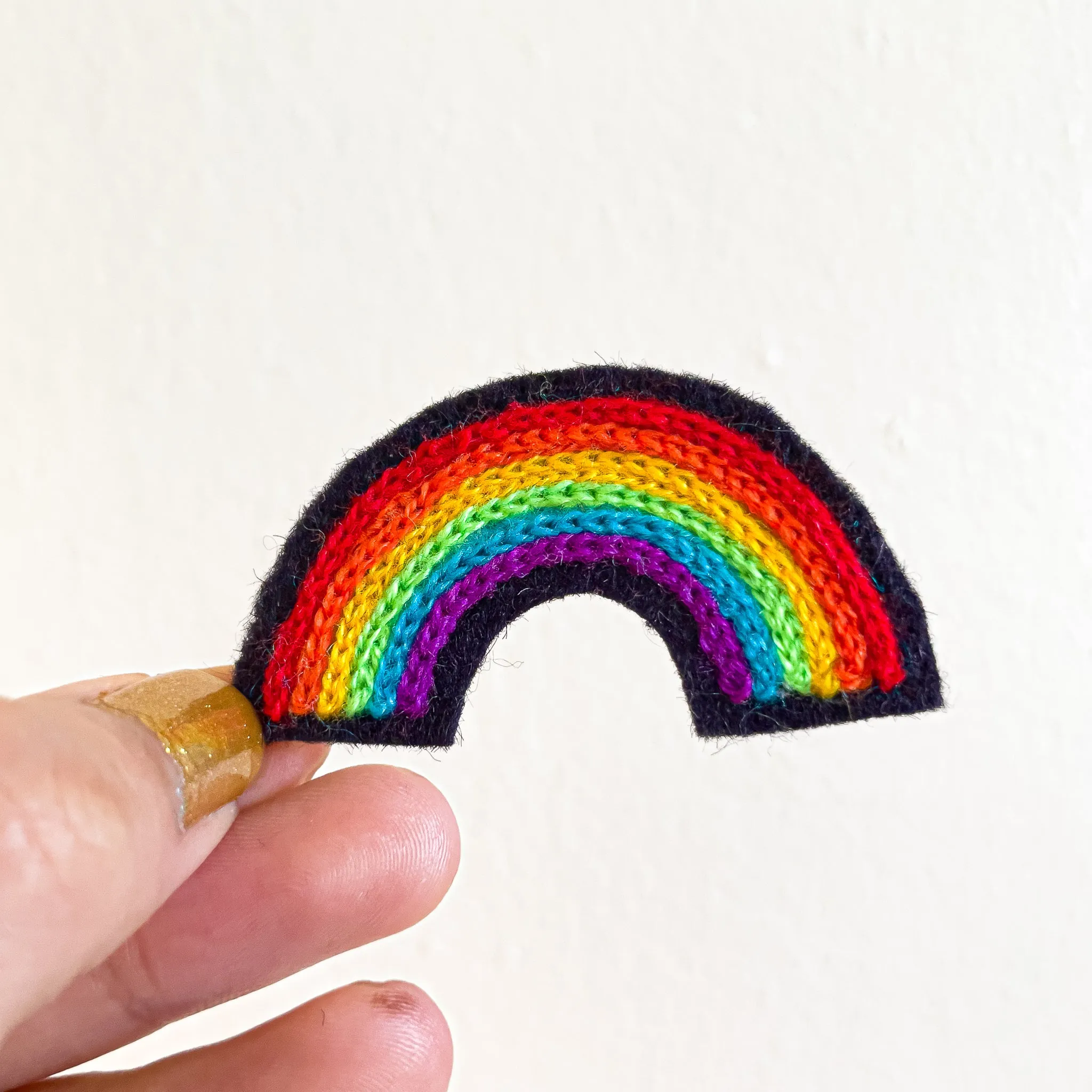 Rainbow - Chainstitch Patch