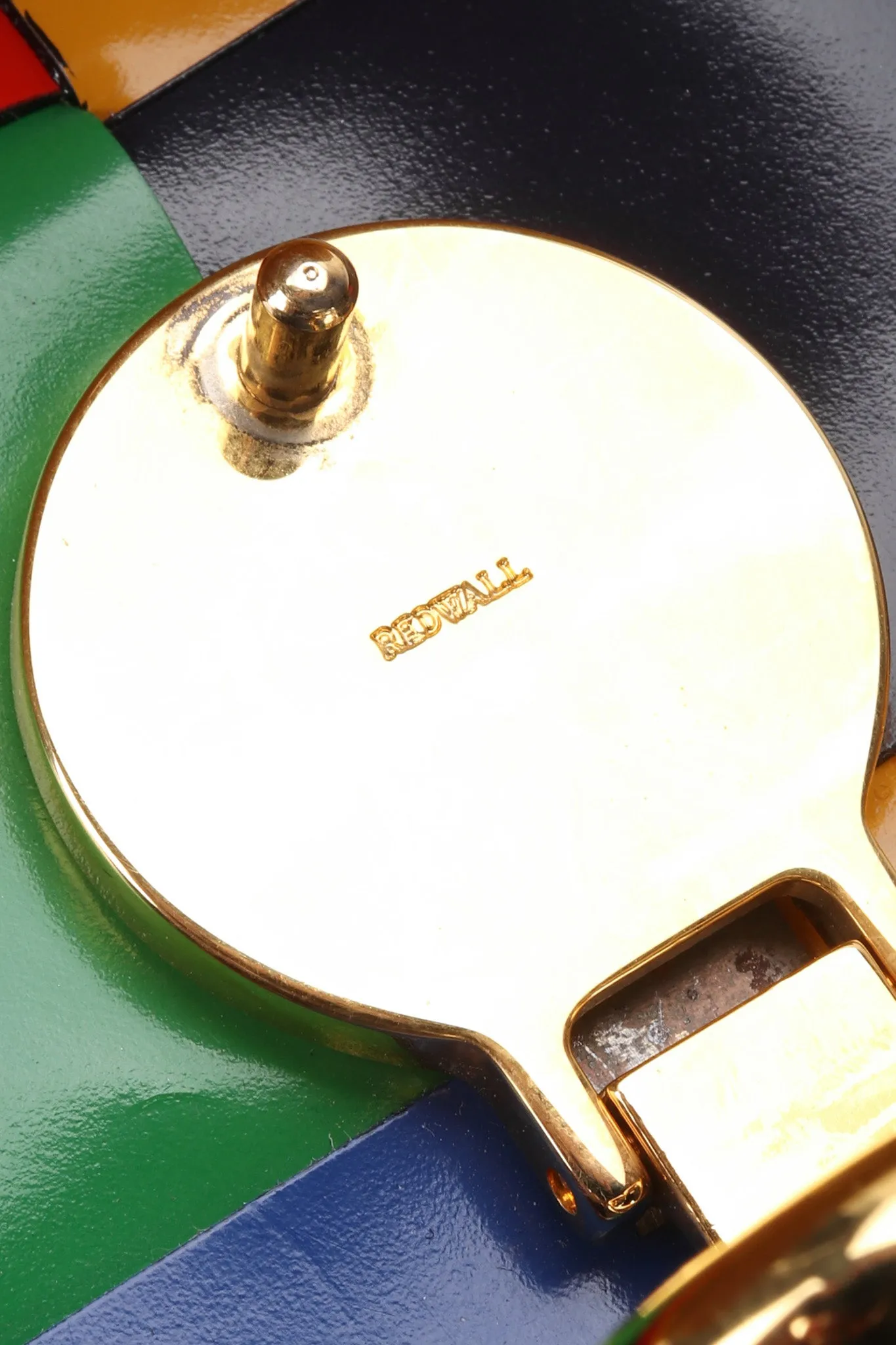 Rainbow Leather Crossbody Bag