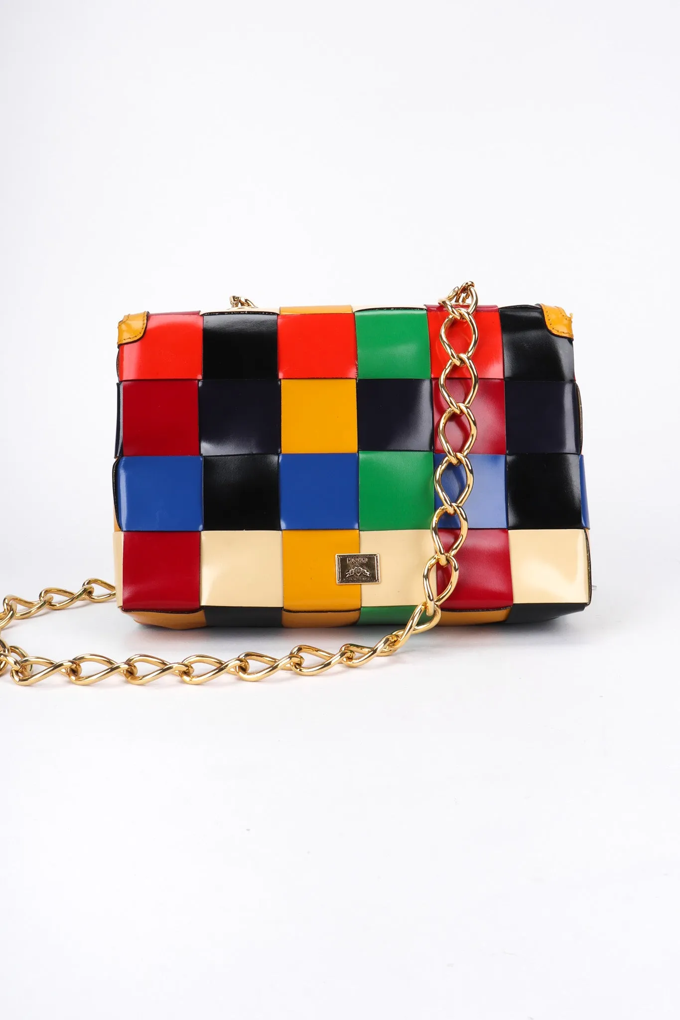 Rainbow Leather Crossbody Bag
