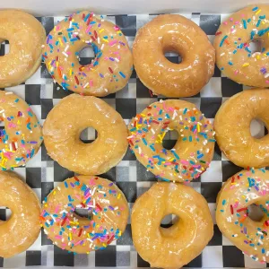 Raised Glazed Dozen Donut Box