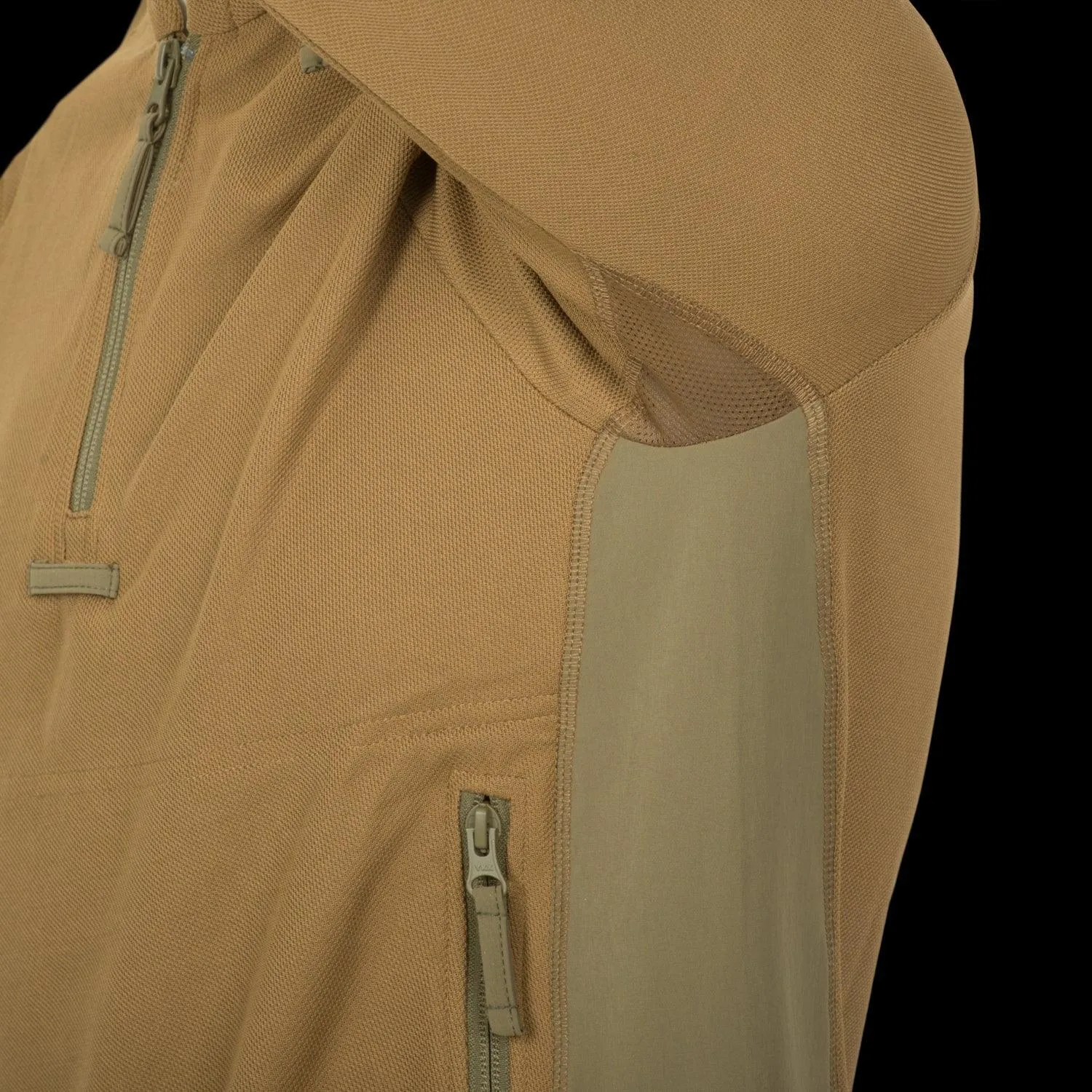 RANGE HOODIE - TopCool - Coyote/Adaptive Green