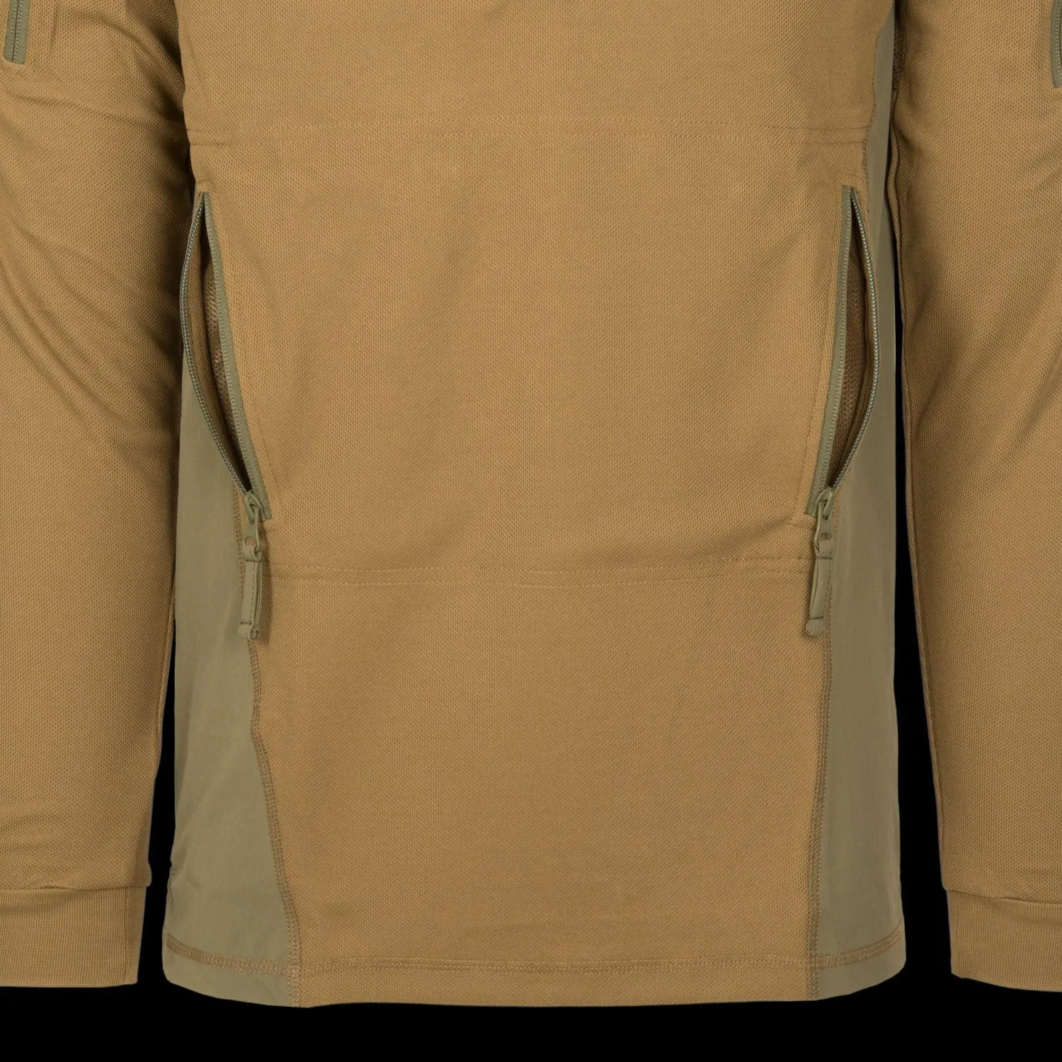 RANGE HOODIE - TopCool - Coyote/Adaptive Green