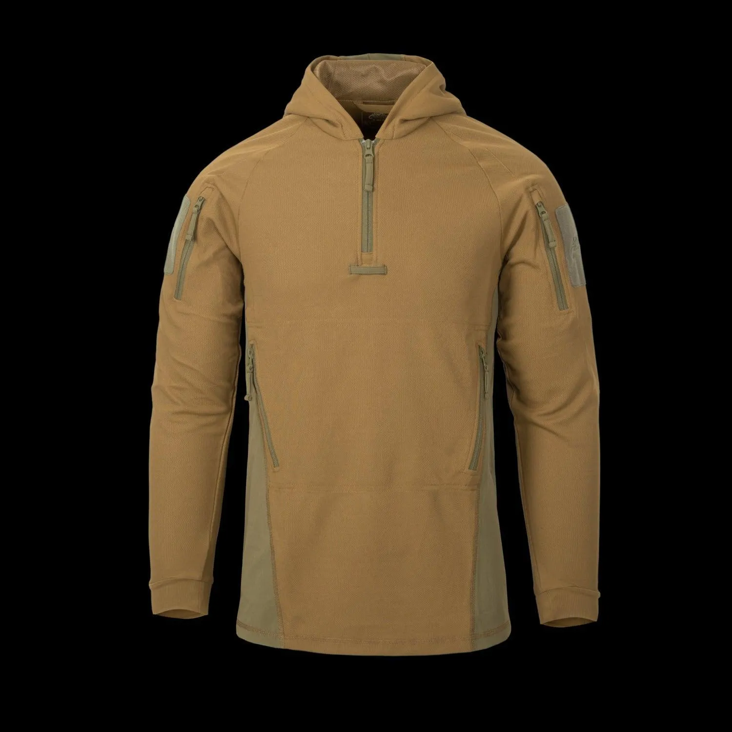 RANGE HOODIE - TopCool - Coyote/Adaptive Green