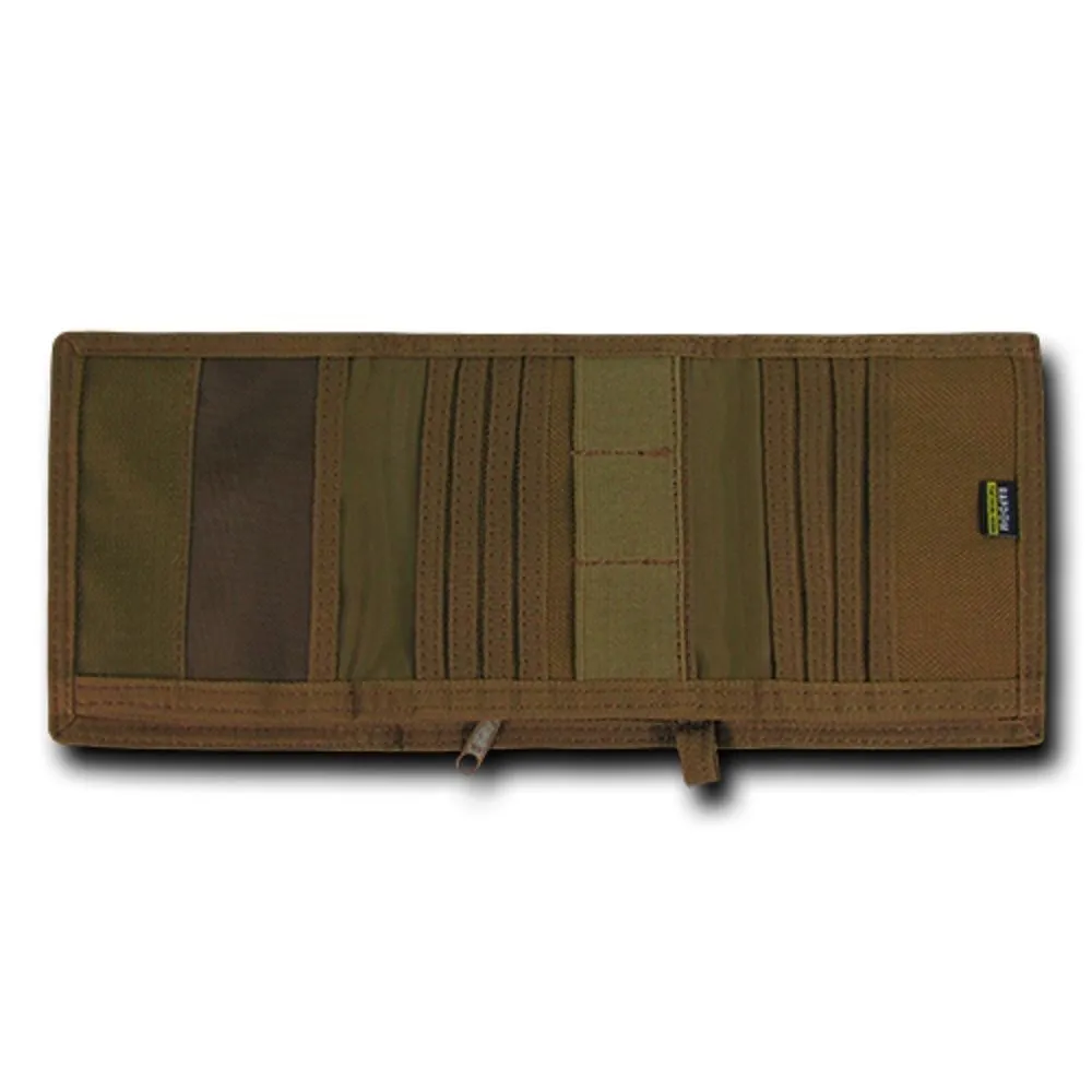 RapDom USA Tonal Coyote American Flag Tactical Tri-Fold Wallet