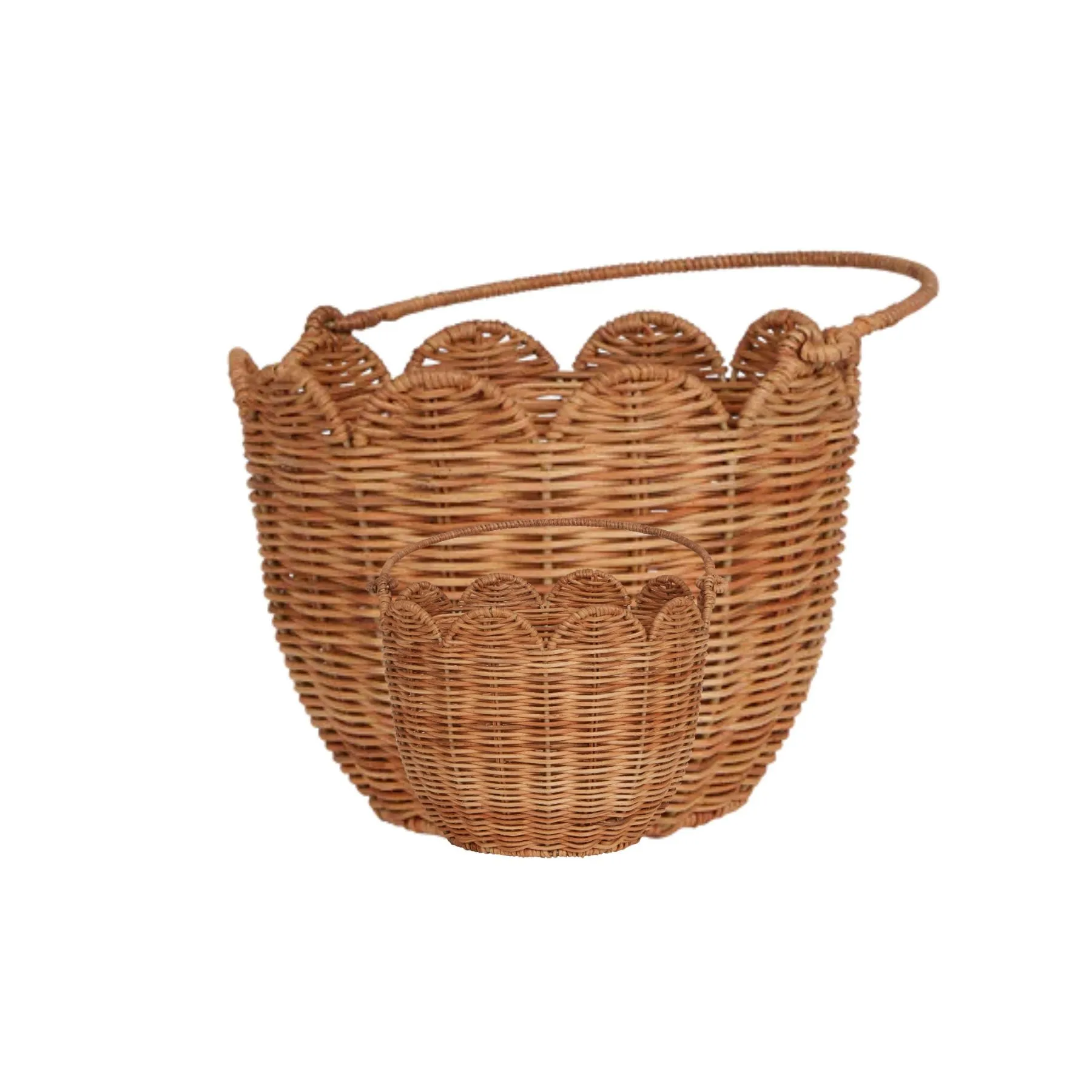 Rattan Tulip Carry Basket