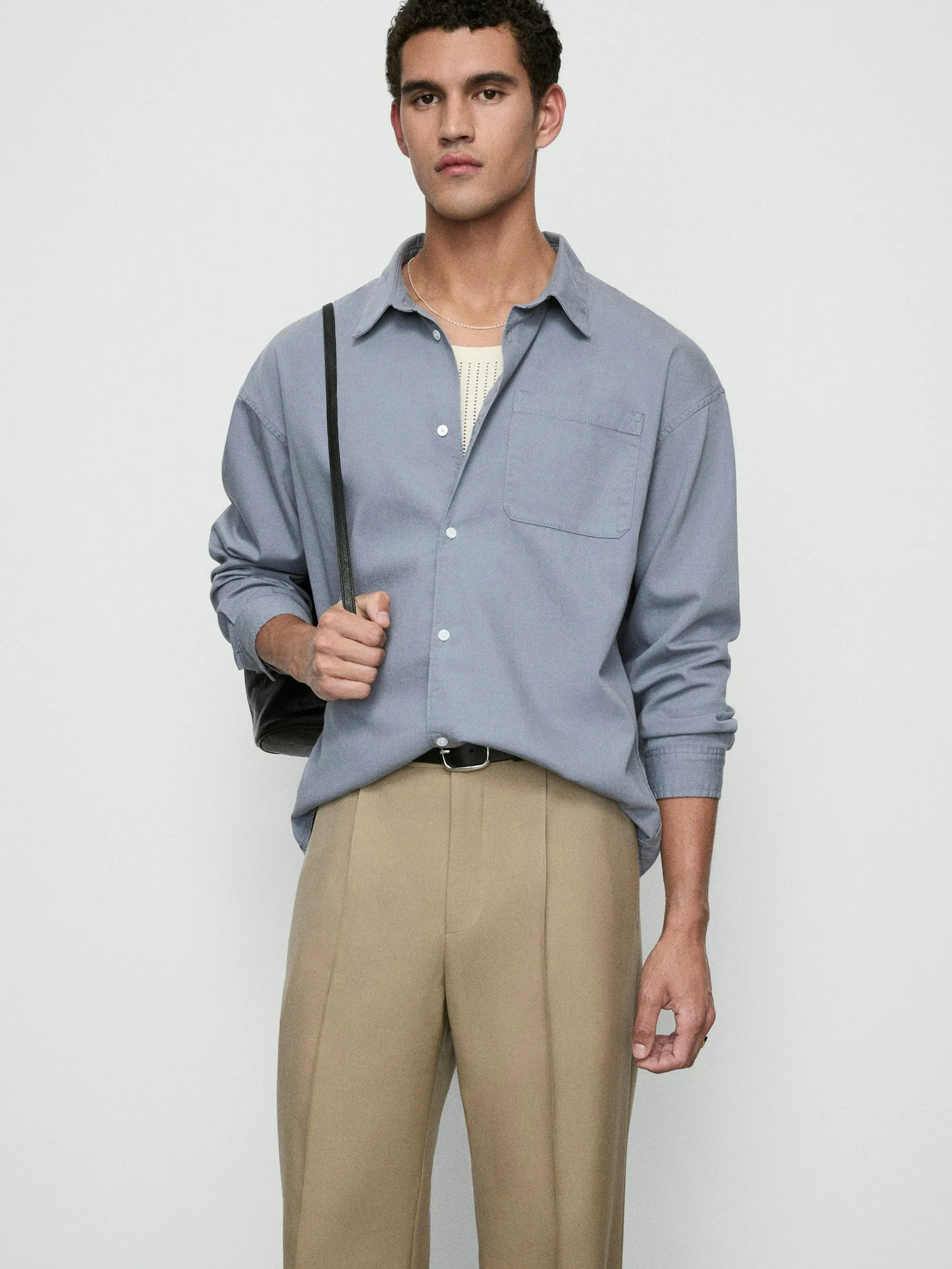 REALXED DENIM SHIRT 022225
