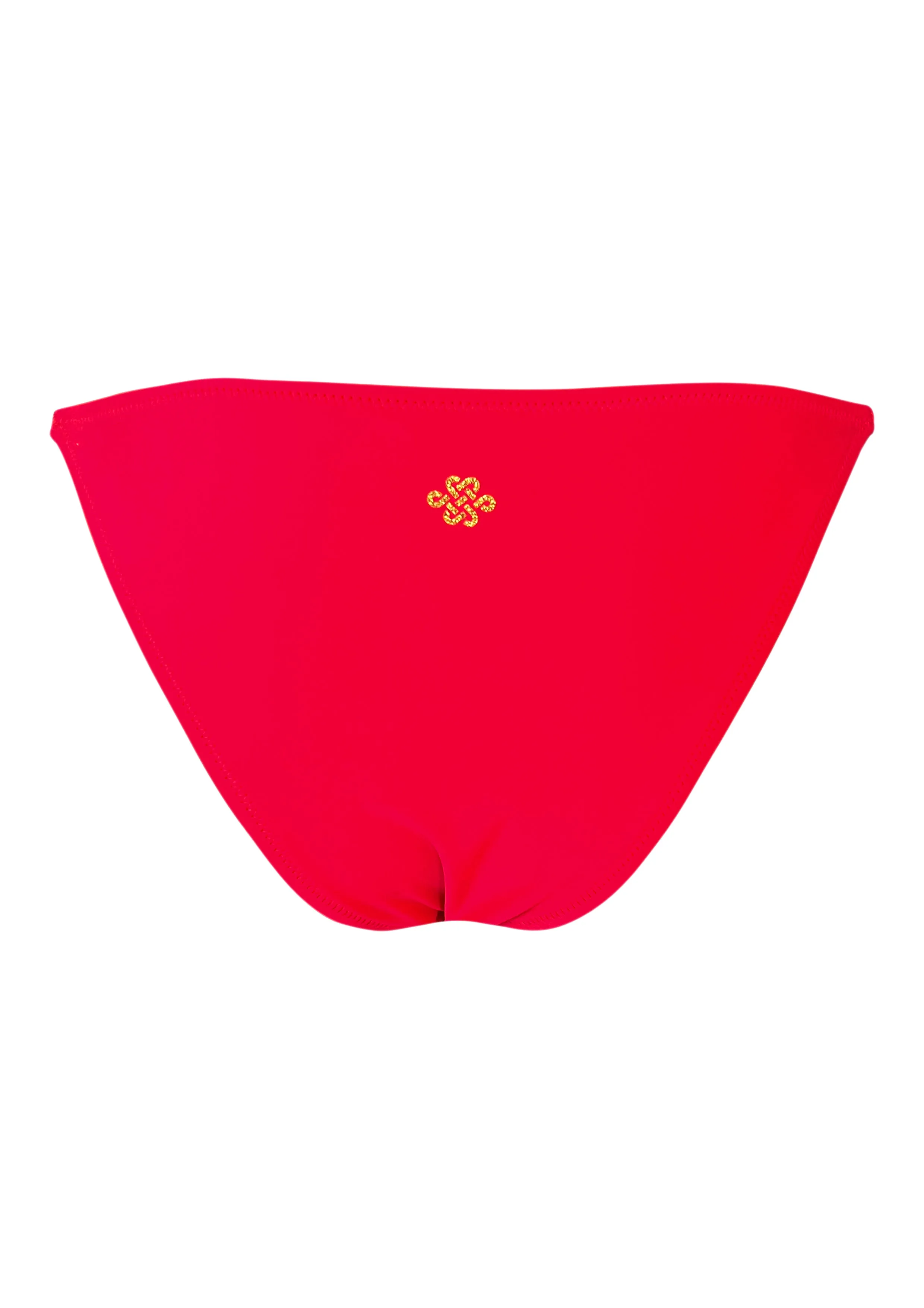Red Butterfly Latin Tie Side Bottom W Bamboo Accessory