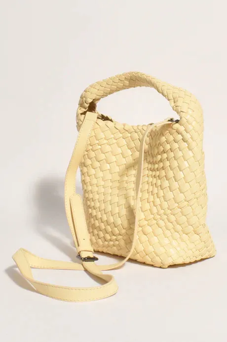 REMI WOVEN MINI BAG (LEMON)