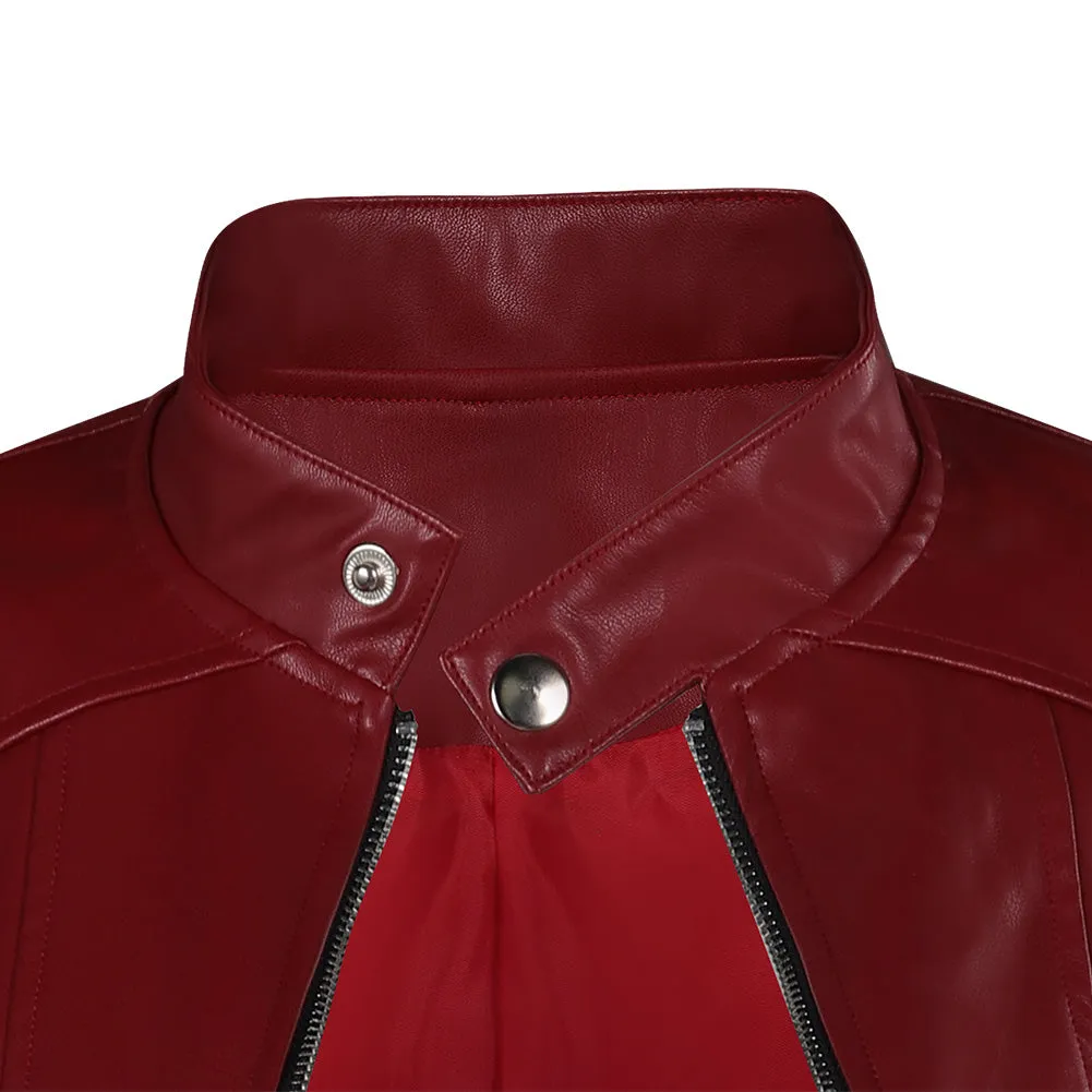 Resident Evil: Death Island Biohazard Claire Coat Cosplay Costume Halloween Carnival Suit