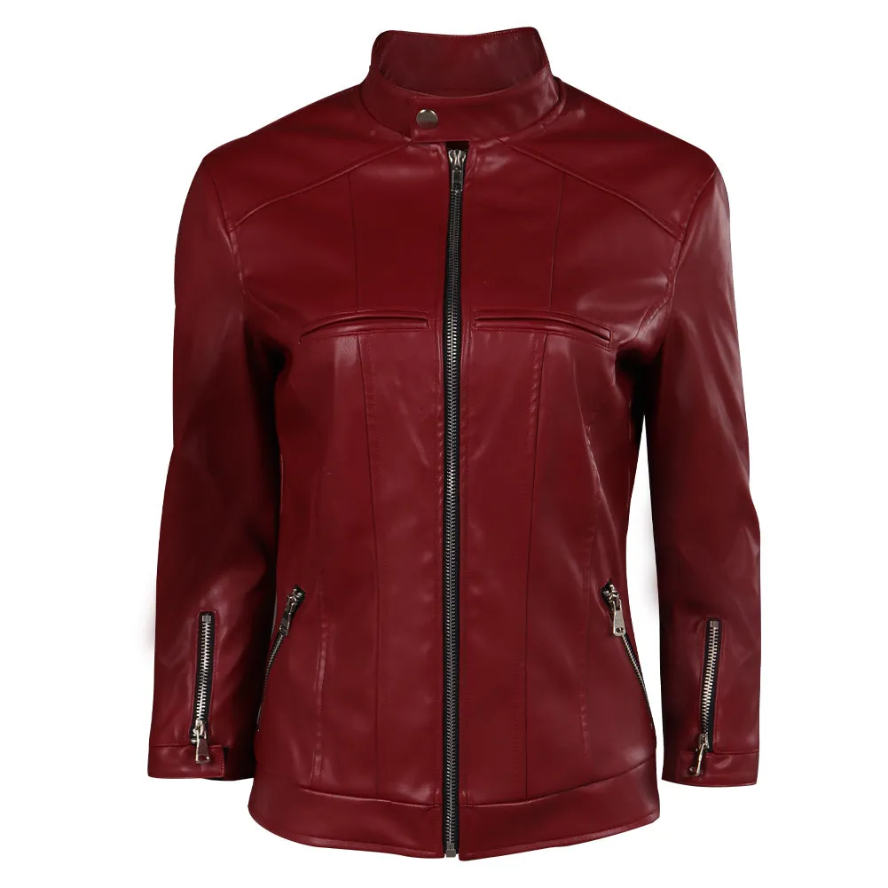 Resident Evil: Death Island Biohazard Claire Coat Cosplay Costume Halloween Carnival Suit