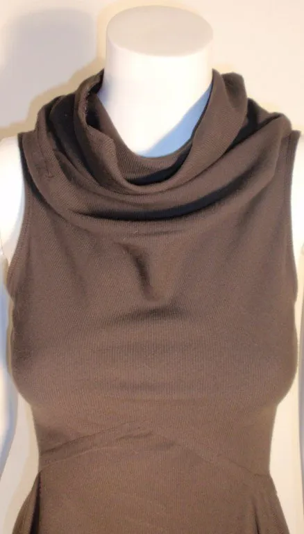 RICK OWENS 2004 Queen Burnt Umber Gown 4-6