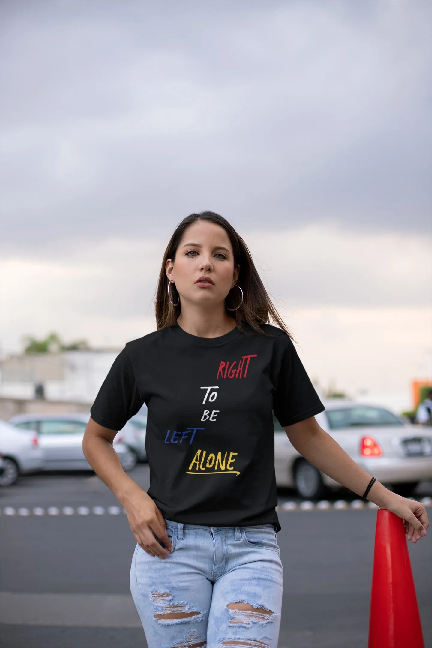 Right to Be Left Alone Economy T Shirt
