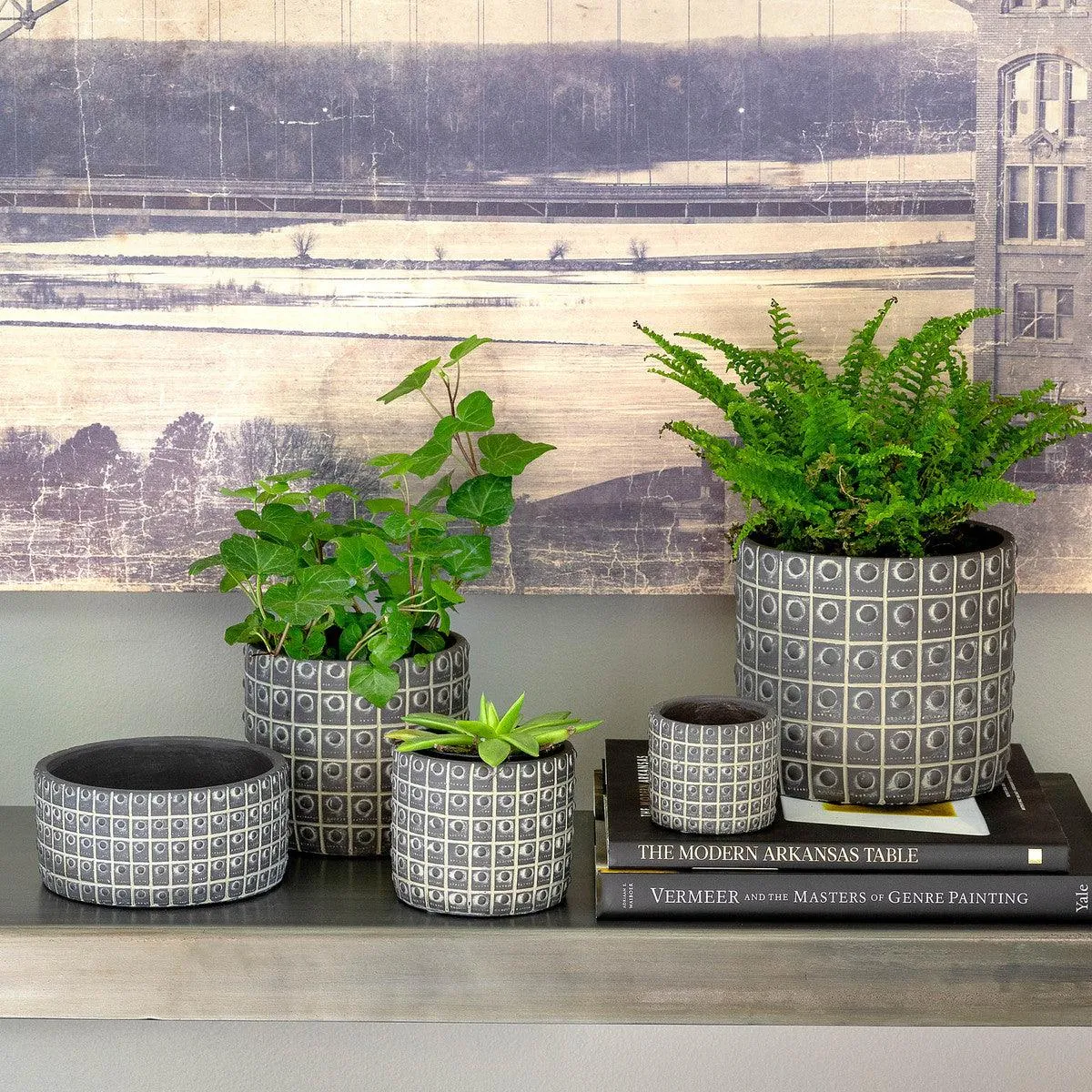 Rivet Pattern Pot, Large
